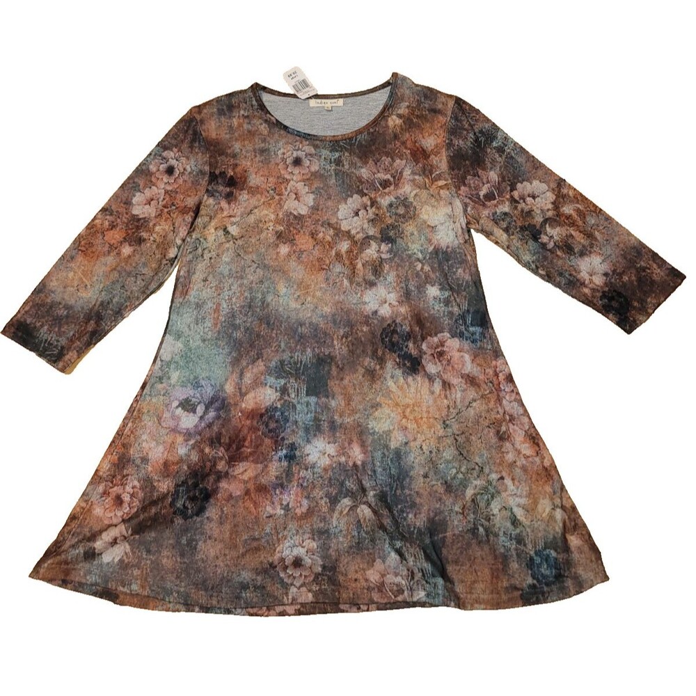 Indigo Soul Plus Size Tunic Top,  Size Large